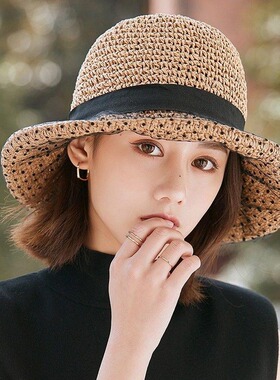 渔夫帽休闲女春夏短檐遮阳防晒