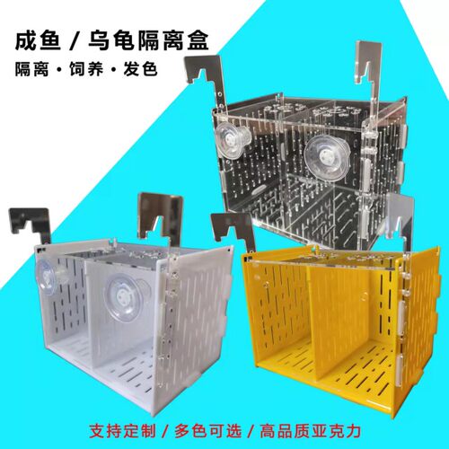 乌龟隔离盒亚克力透水发色