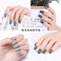 BornPretty Morandi Scrub Nail Ba Lan Green Matte Matte Retro Premium Gray Móng tay - Sơn móng tay / Móng tay và móng chân nail đỏ rượu