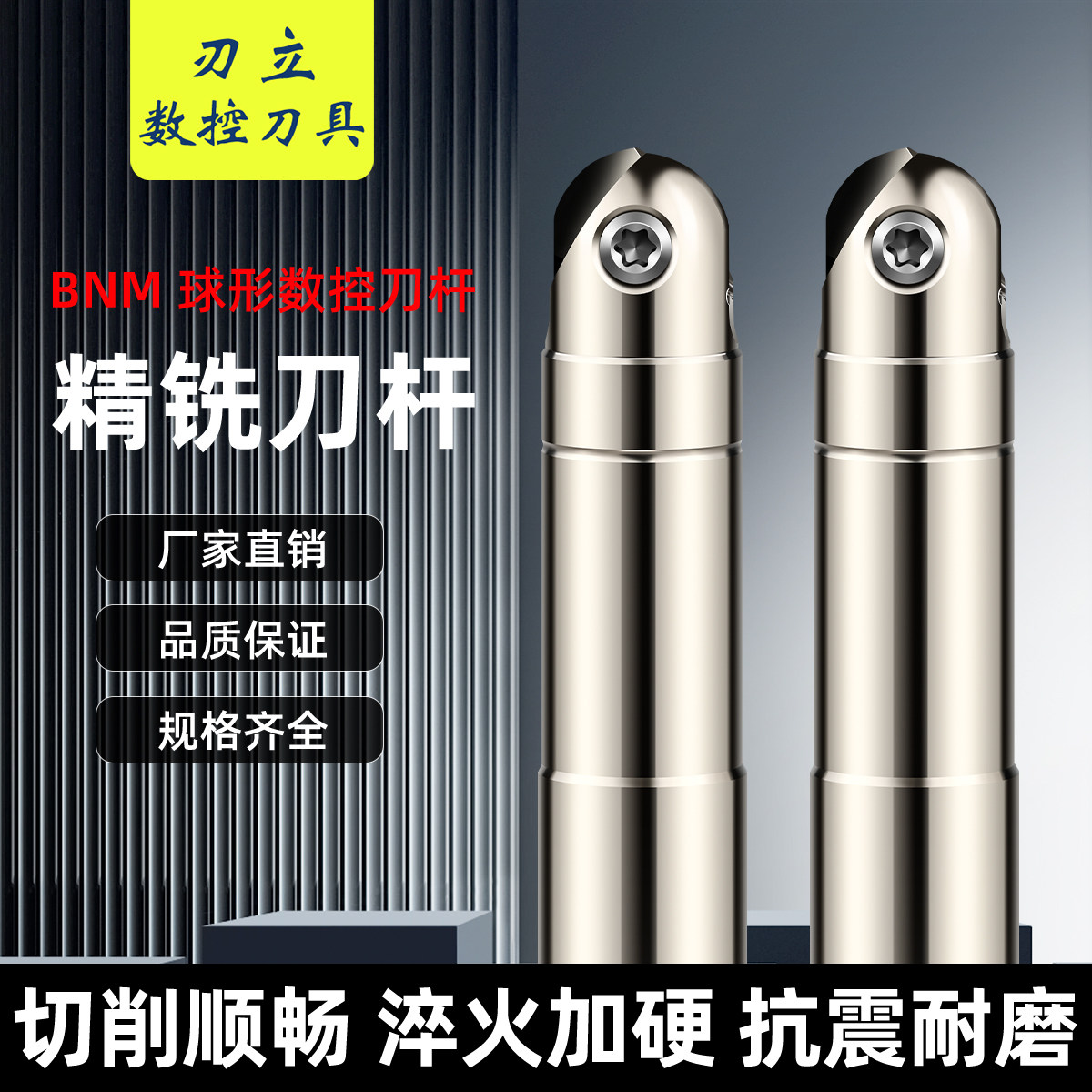 球刀刀杆精铣球头铣刀杆半圆球形BNM数控球刀杆R5R6R8R10R12.5R15
