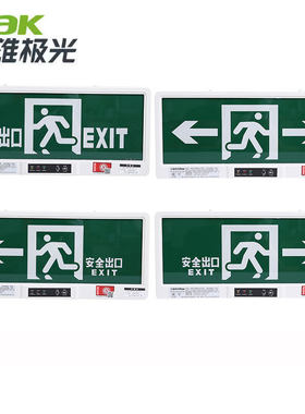 三雄极光嵌入式应急指示牌