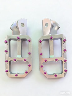 适轻蜂美式 镂空脚踏适配轻蜂79bike脚踏赤羚R1脚踏铝合金材质