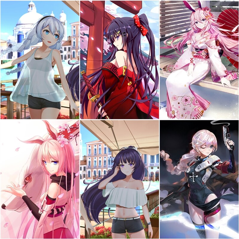 崩坏学园3海报墙贴八重樱卧室宿舍超大墙纸动漫壁画贴纸自粘防水