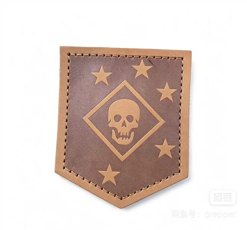 MARSOC 真皮 Marine Raiders 皮革魔术贴