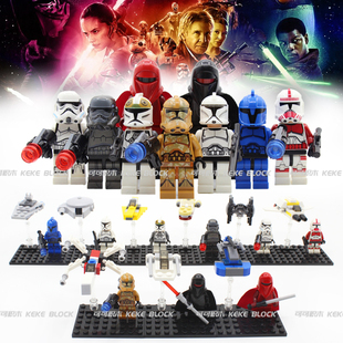 星球大战积木人仔皇家卫兵影子守卫拼装901-909儿童玩具