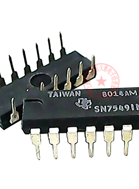 四段发光管驱动器 SN75491N TI DIP-14P IC直插芯片集成电路