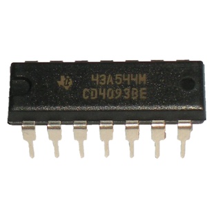14P CD4093BE HEF4093BP CD4093BF IC芯片電路 DIP 施密特觸發(fā)器