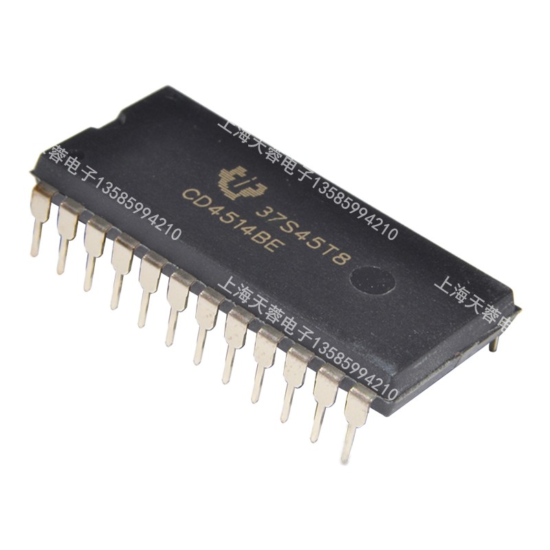CD4514BEIC逻辑芯片集成电路TI