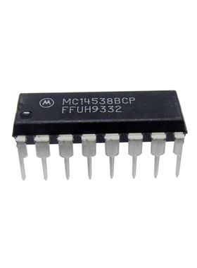 复式单稳态触发器  MC14538BCP MC4538 MOT DIP-16P 芯片集成电路