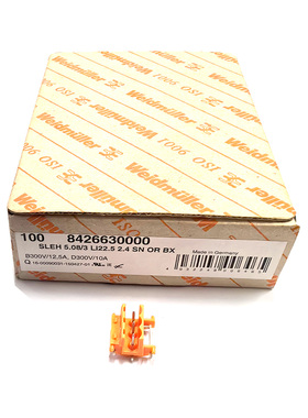 魏德米勒 8426630000 SLEH 5.08/3 OR LI22.5 Weidmuller 左插座