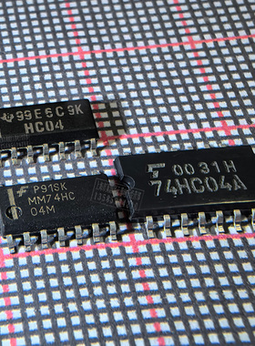 芯片IC集成电路 MM74HC04M 74HC04D 74HC04DBR 74HC04PW 原装现货