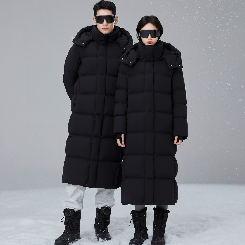 爱丹蒙加厚羽绒服女2025新款东北超厚漠河过冬极寒零下40连帽外套