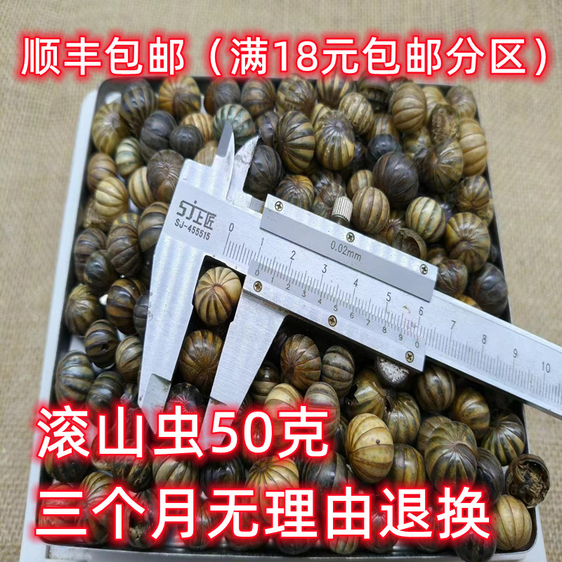 北京同仁堂 滚山珠 中药材 正品 滚山虫 地罗汉 50克 可打粉 包邮
