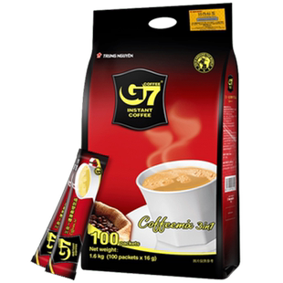 G7咖啡越南三合一速溶咖啡原味100条装1600g官方旗舰店同款进口
