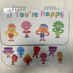 sss英文儿歌童谣拓展情绪认知启蒙安静书diy手工If you are happy