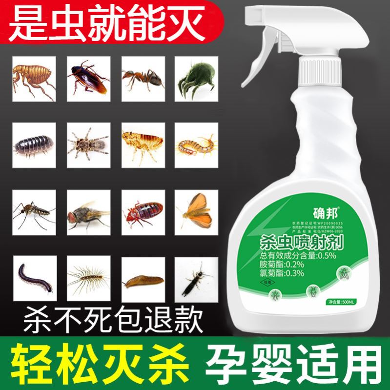 确邦杀虫水乳剂家用灭蚂蚁除跳蚤杀蟑螂药喷剂驱喷雾神器安全蚊蝇