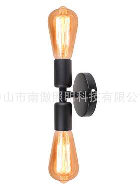 现代简约壁灯创意卧室走廊过道灯具床头灯客厅酒店双头壁灯