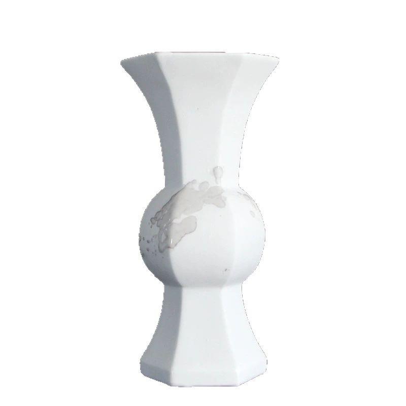 中式古典花瓶花器摆件样板房家居客厅茶几禅意插花软装饰工艺