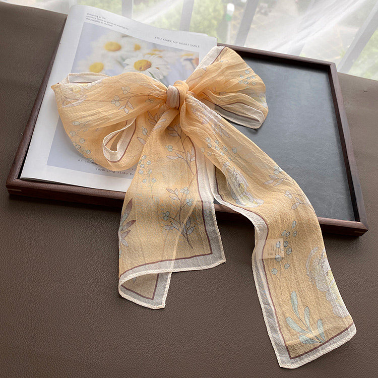 真丝丝巾女春夏季薄款长条桑蚕丝丝巾时尚百搭装饰小领巾珍珠纱巾