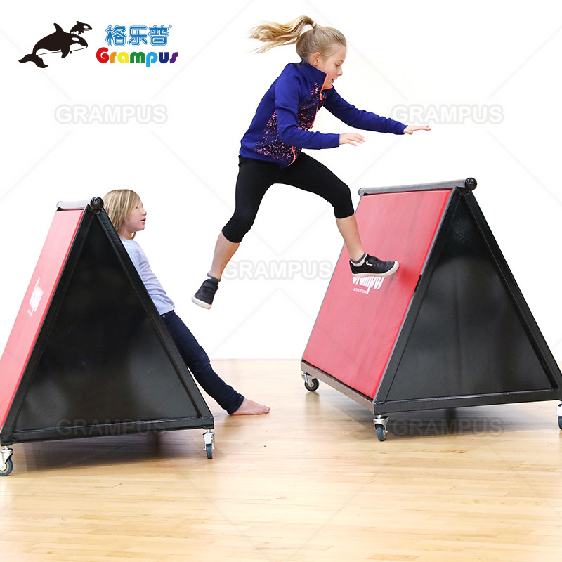 幼儿早教园儿童感统器材 跑酷梯形体能攀爬教具体能训练架格乐普