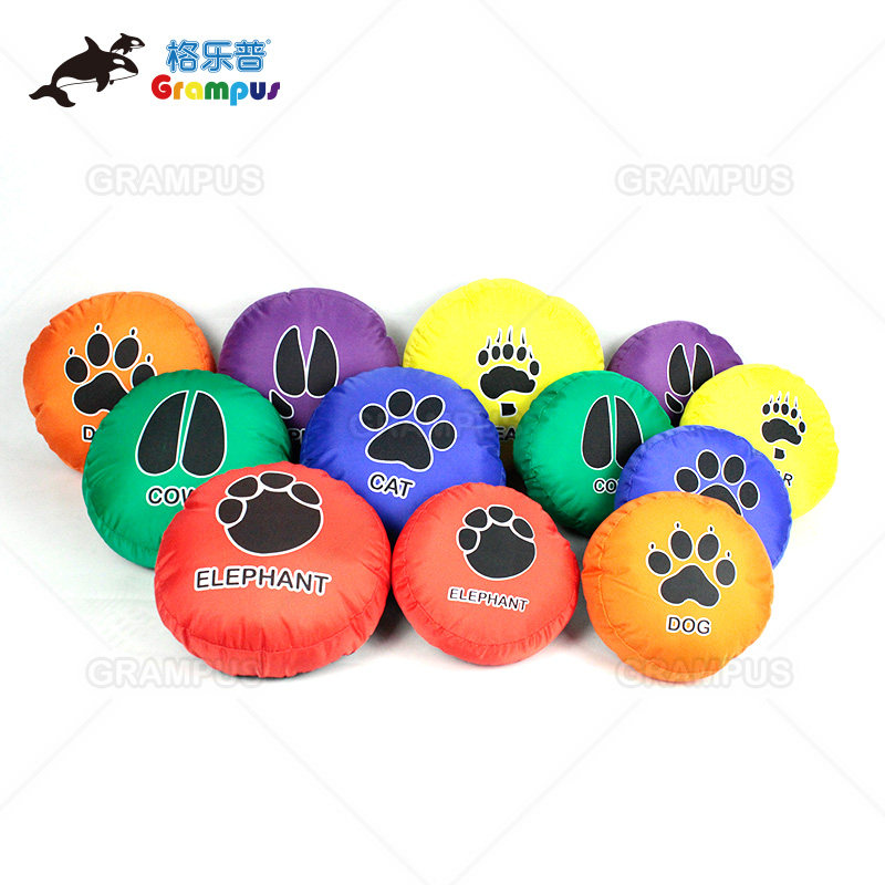 动物脚印过河石 格乐普幼儿早教儿童平衡石踩踏石感统器材感统玩