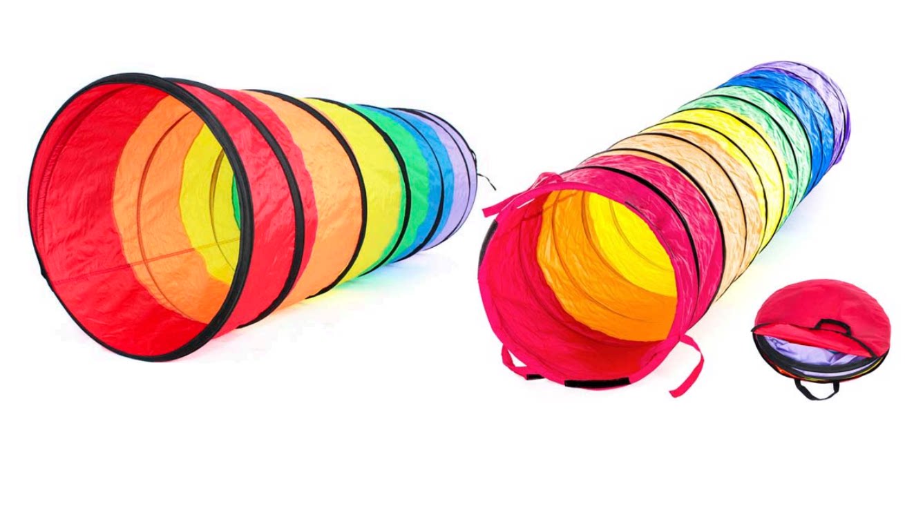 阳光隧道 格乐普 幼儿早教园儿童多色运动体能益智感统爬行筒钻洞