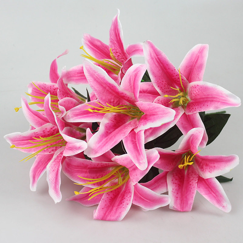 仿真百合花香水虎兰花客