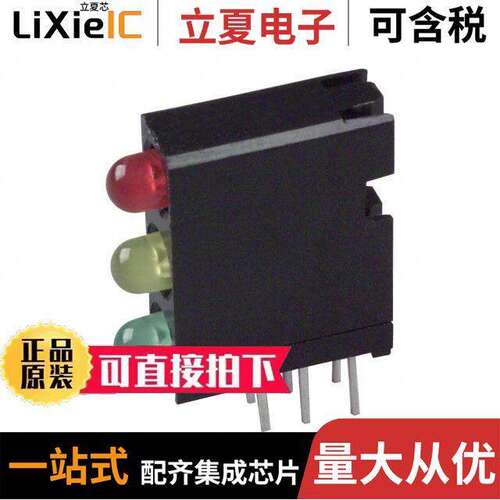 5640300132F光电元件 〔LED 3HI 3MM 5V RED/YEL/GRN PCMNT 〕
