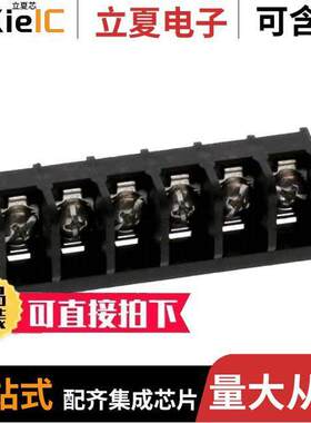 1437653-1连接器 〔CONN BARRIER STRIP 6CIRC 0.375
