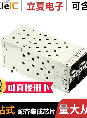 0760455001连接器 〔CONN SFP+ RCPT W/CAGE 2X2 80P RA 〕