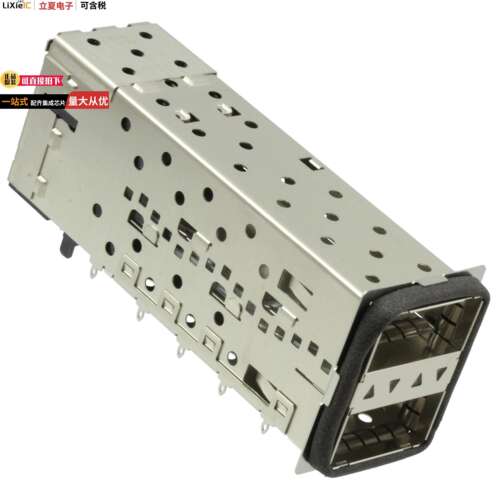 2085945-3连接器 〔CONN QSFP+ RCP W/CAGE 1X2 76P RA 〕