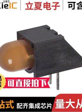 5502307F光电元件 〔LED 5MM RT ANG HI EFF YEL PC MNT 〕