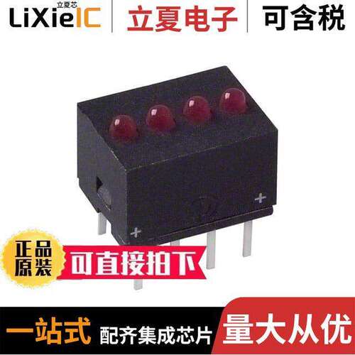 5555009F光电元件 〔LED CBI 2MM RED 5V RES QUAD TH 〕
