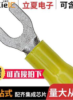 34176连接器 〔CONN SPADE TERM 10-12AWG #10 YEL 〕