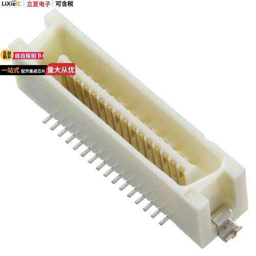 FX2-32P-1.27SVL(71)连接器 〔CONN PLUG 32POS SMD SOLDER 〕