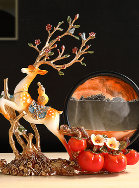 树脂解压简约现代客厅流沙画