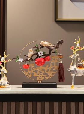 树脂玄关摆件新中式客厅