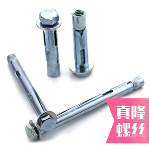 。WZ蓝白锌碳钢锥螺母拉爆 减速带内膨胀地锁膨胀螺栓M6M8M10M12M
