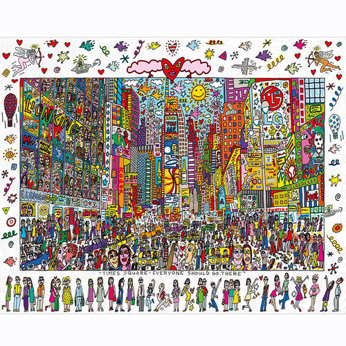 时代广场成人椴木猫拼图1000片桃花树进口品质儿童益智玩具 - 封面