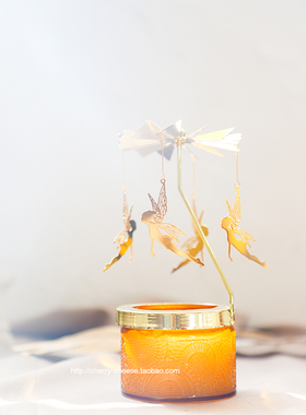 清仓香薰蜡烛 旋转烛台 走马灯 蜡烛装饰旋转小风铃