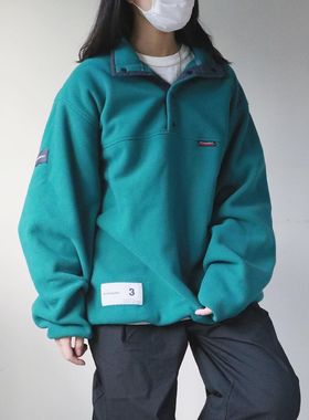 DESCEENDANT摇粒绒卫衣dcdt西山彻宽松立领套头非wtaps beamsSSZ