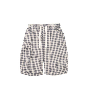 休闲短裤宽松日系定制格子
