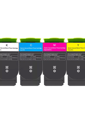 红柚CS317墨粉盒适用利盟Lexmark CS/CX317dn CX417de CX517de