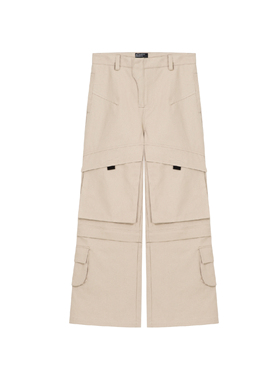 NIIPLICITY 24SS 帆布工装拼接可拆卸长裤