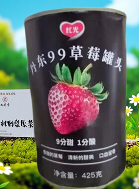 水果罐头红光丹东黑沟毛桃草莓