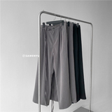 设计款飘带垂感清爽宽松阔腿裤男女休闲西裤903-EK16-p55(控68，男装西裤，星座903