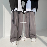 设计款飘带垂感清爽宽松阔腿裤男女休闲西裤903-EK16-p55(控68，男装西裤，星座903