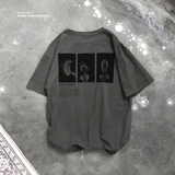 2025新推荐！个性植物印花短袖T恤男903-T01-P38（49），男装T恤，星座903