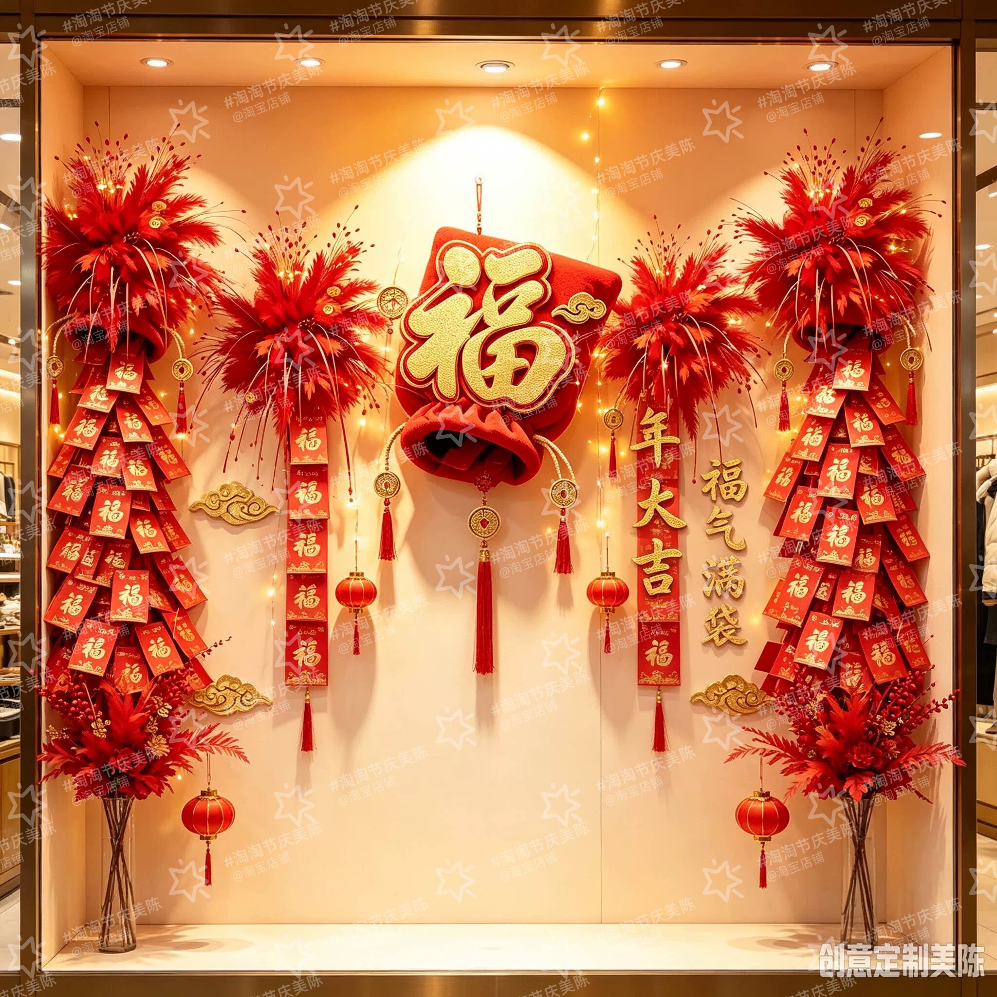 2027羊年圣诞新年装饰公司中节日装扮用品