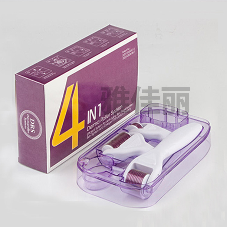 [雅佳丽美容护肤化妆,美容工具]4合1微针滚轮消毒套装脸部美容痘坑修月销量1件仅售53.9元